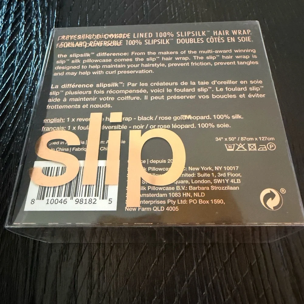 Slip silk hair wrap